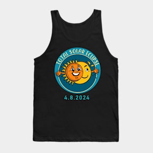 APRIL 2024 TOTAL SOLAR ECLIPSE SUN AND MOON Tank Top